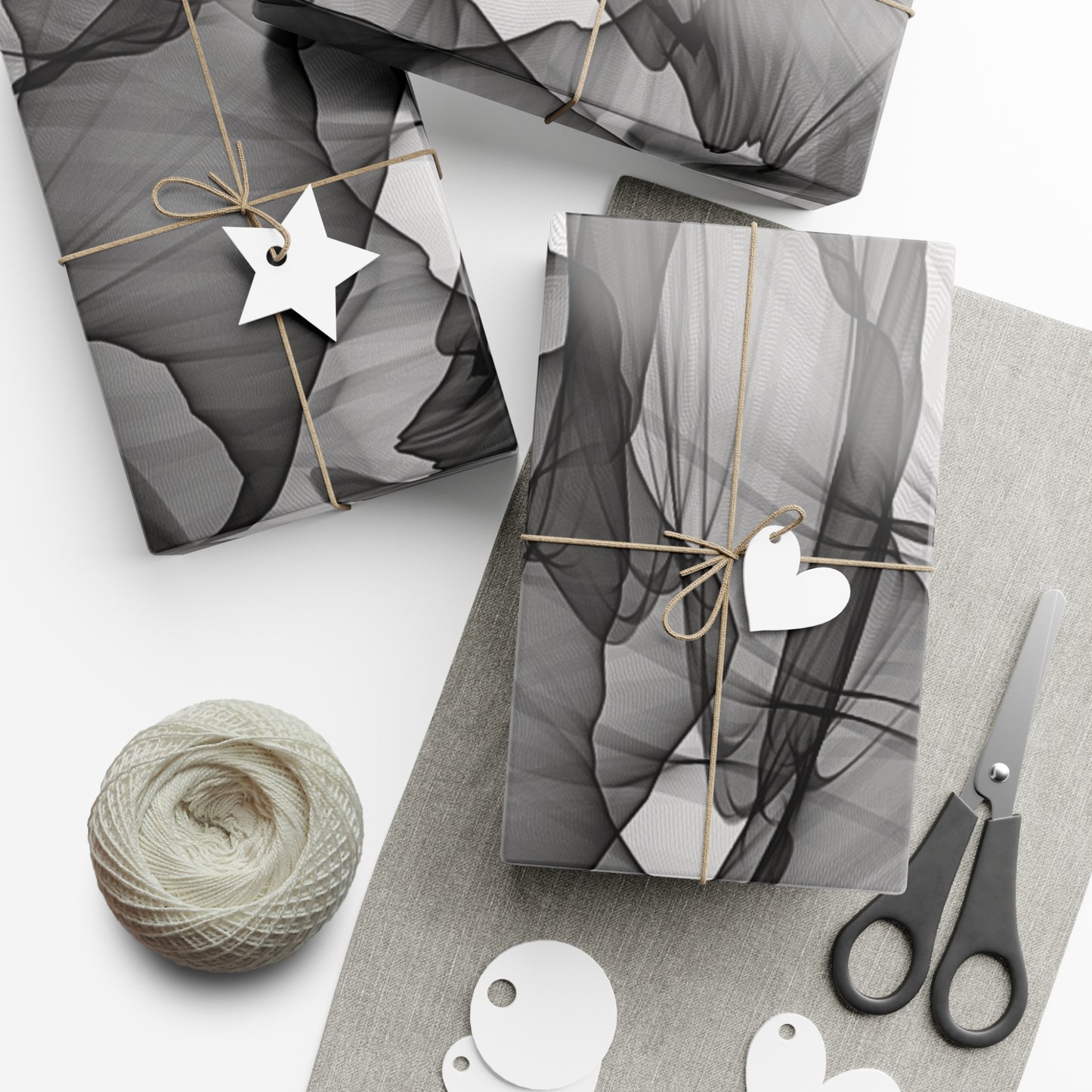 Abstract Mono Colors Gift Wrap Papers