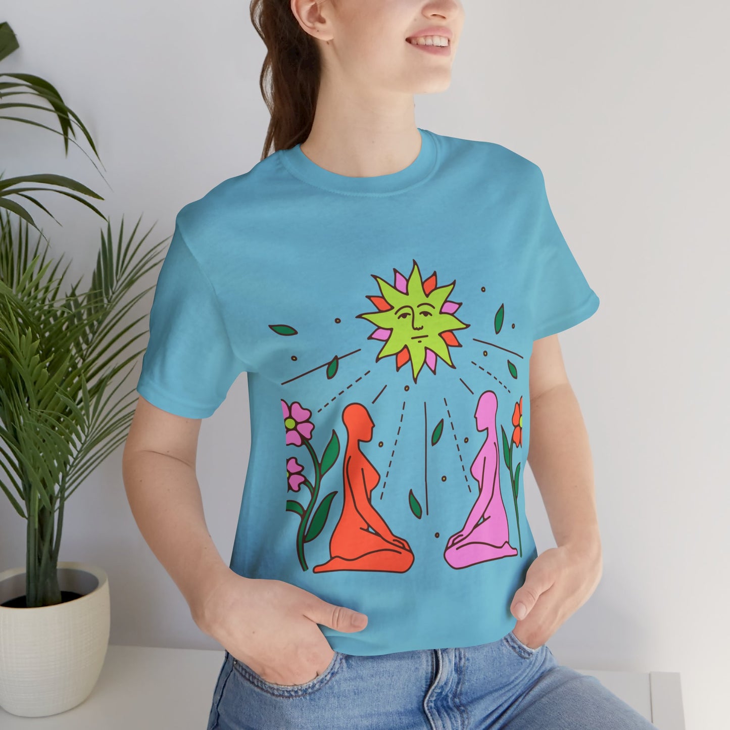 Psychedelic Couple Short Sleeve T-Shirt