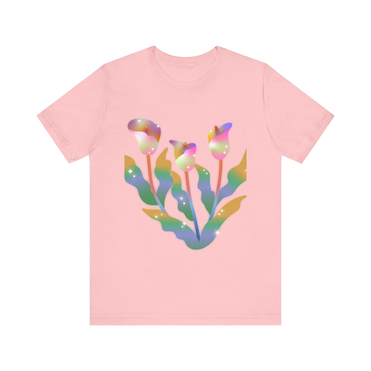 Psychedelic Flowers Short Sleeve T-Shirt