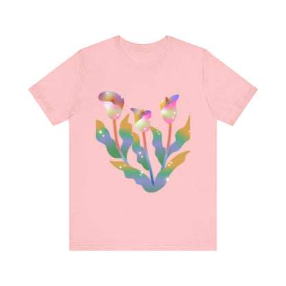 Psychedelic Flowers Short Sleeve T-Shirt