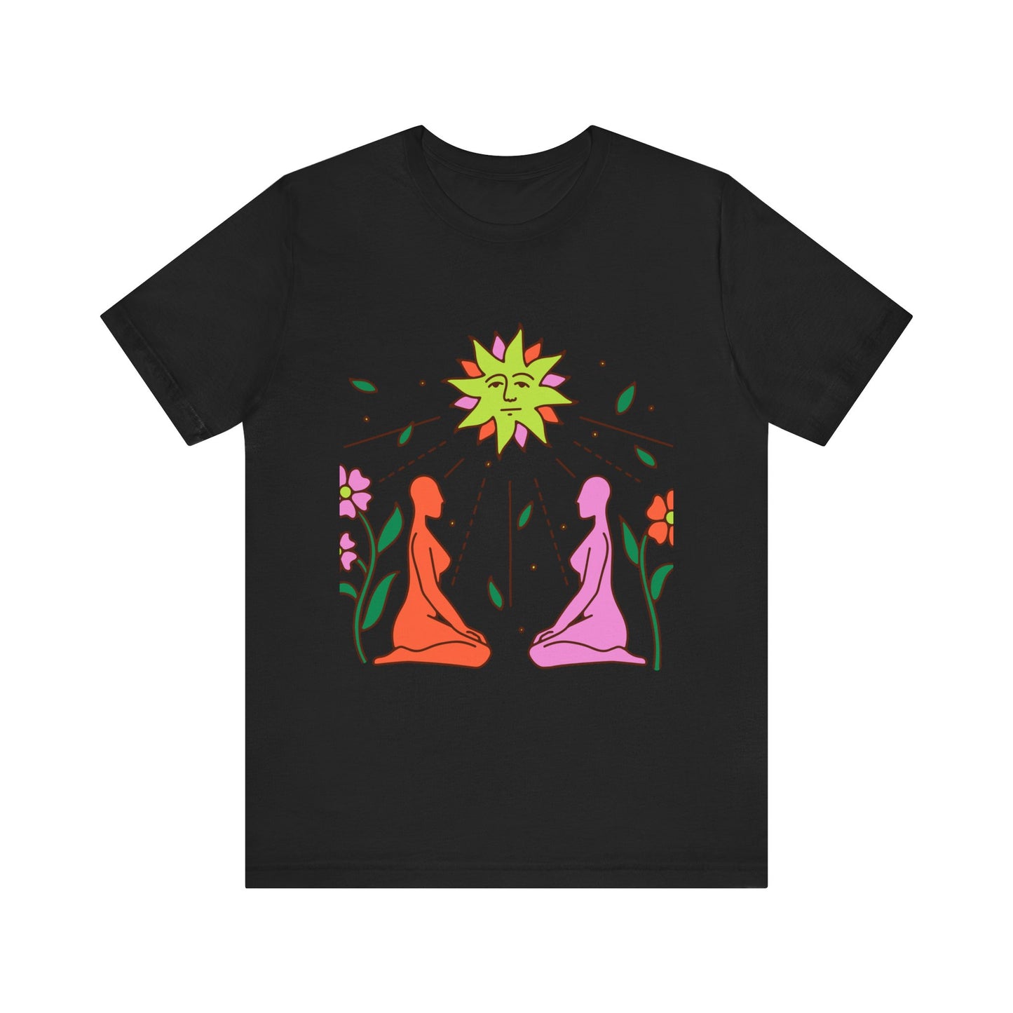 Psychedelic Couple Short Sleeve T-Shirt