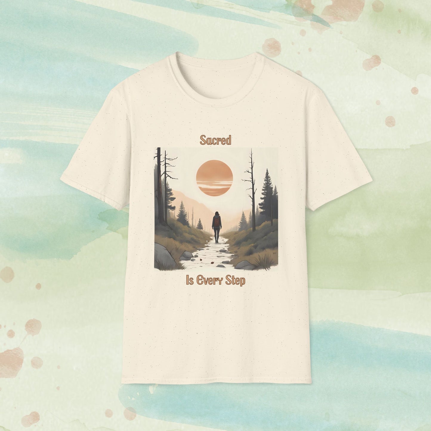 Sacred Is Every Step – Mindful Nature Walk Tee