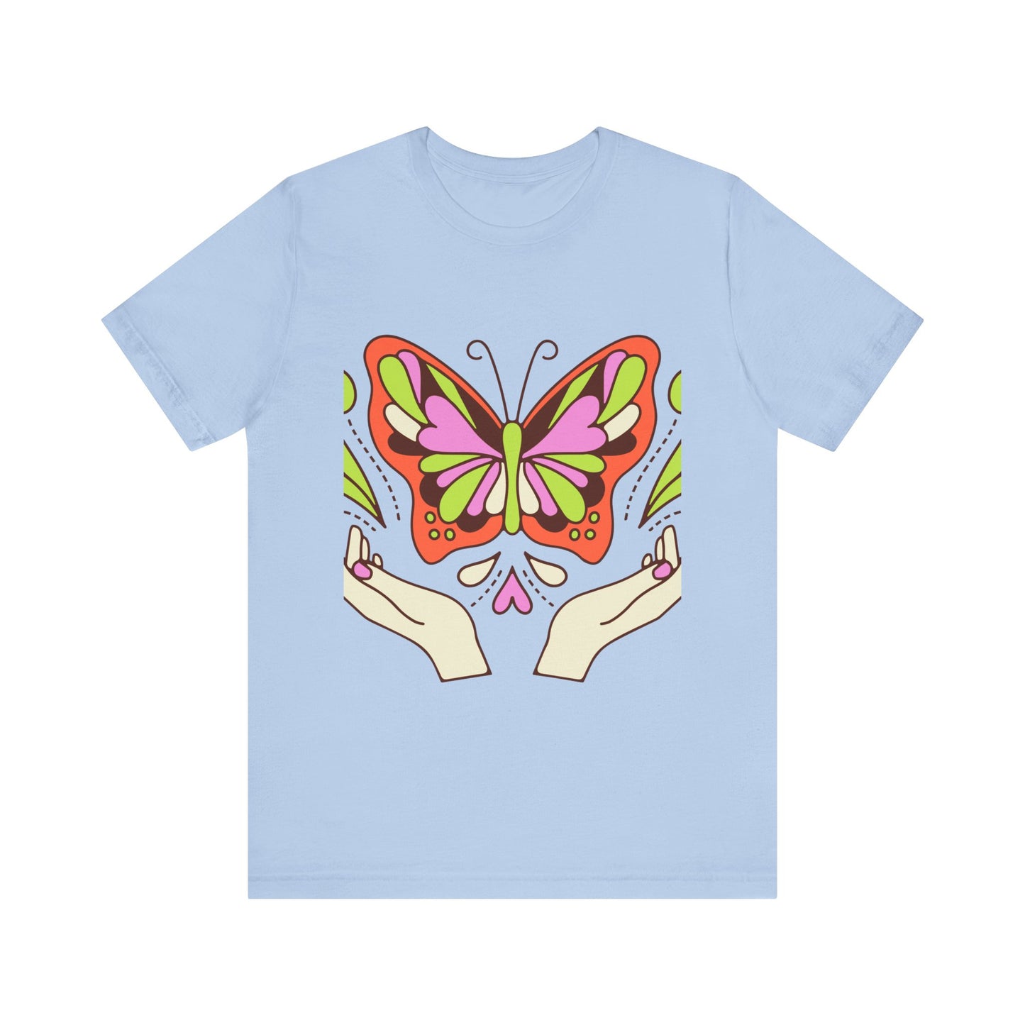 Psychedelic Butterfly Short Sleeve T-Shirt