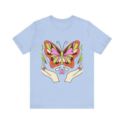 Psychedelic Butterfly Short Sleeve T-Shirt