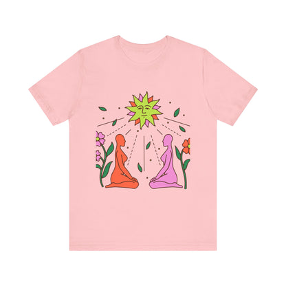 Psychedelic Couple Short Sleeve T-Shirt