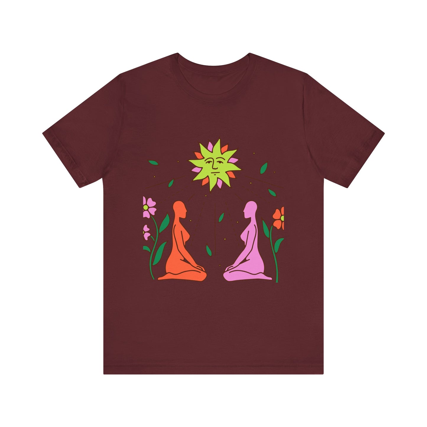 Psychedelic Couple Short Sleeve T-Shirt