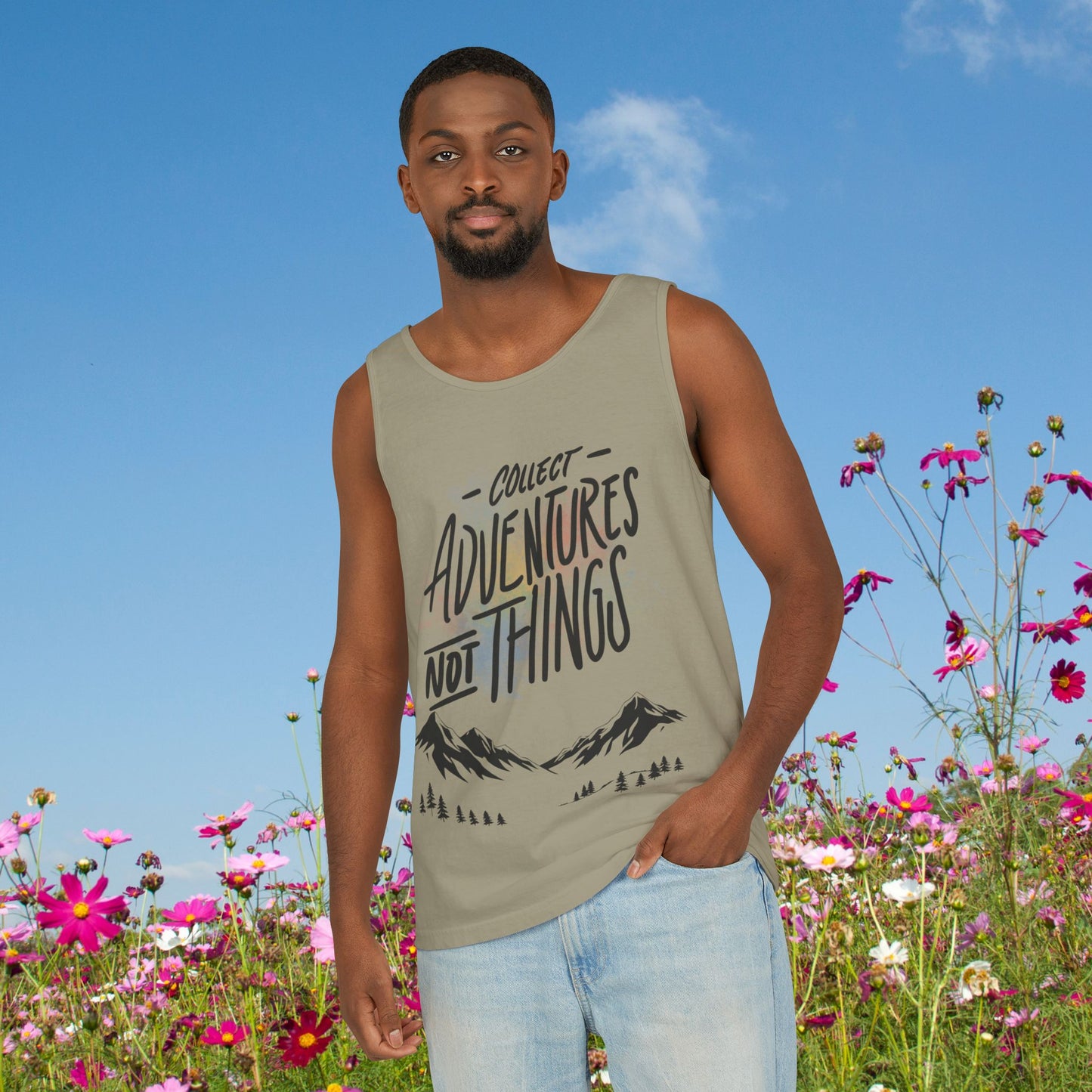Collect Adventures Sleeveless Shirt - Minimalist Outdoor & Hiking Tank Top