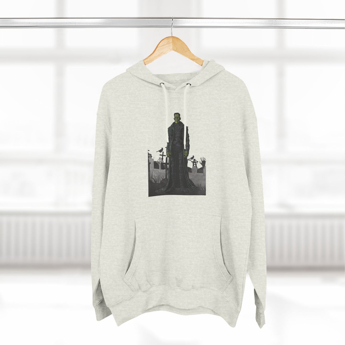 Frankenstein Three-Panel Fleece Hoodie