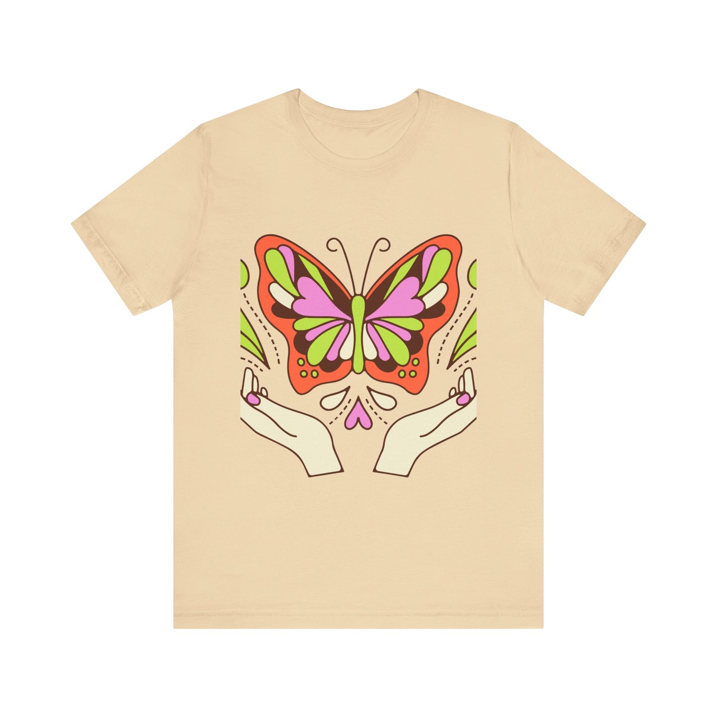 Psychedelic Butterfly Short Sleeve T-Shirt