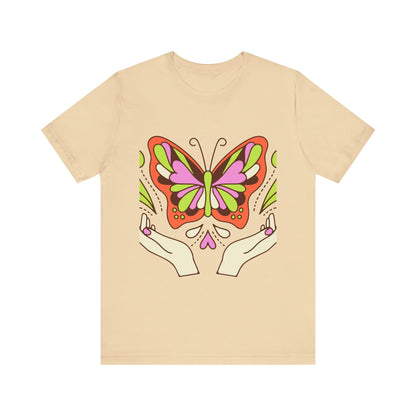 Psychedelic Butterfly Short Sleeve T-Shirt