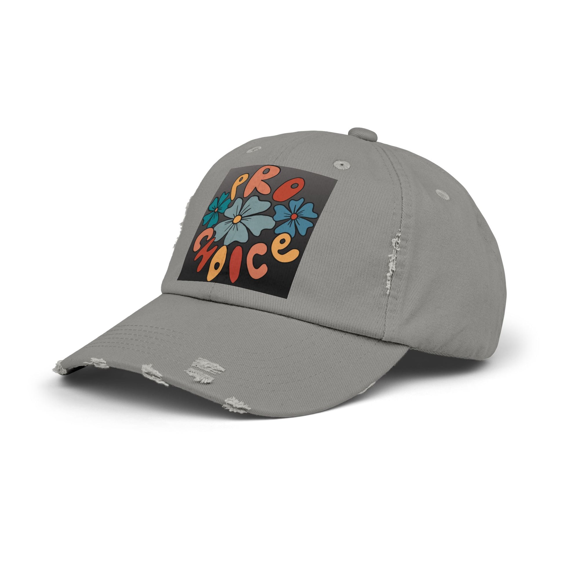 Pro Choice Unisex Distressed Cap - Eccentricity Emporium LLC