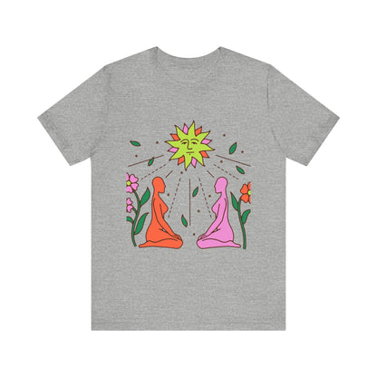 Psychedelic Couple Short Sleeve T-Shirt