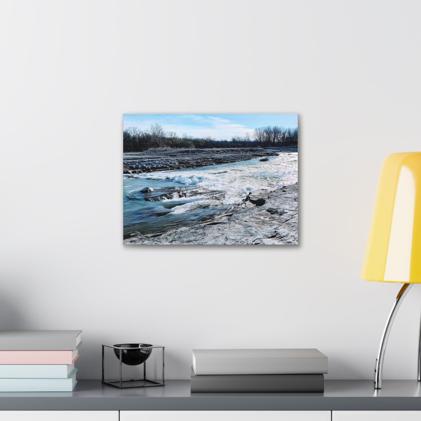 River Waves Canvas Gallery Wraps