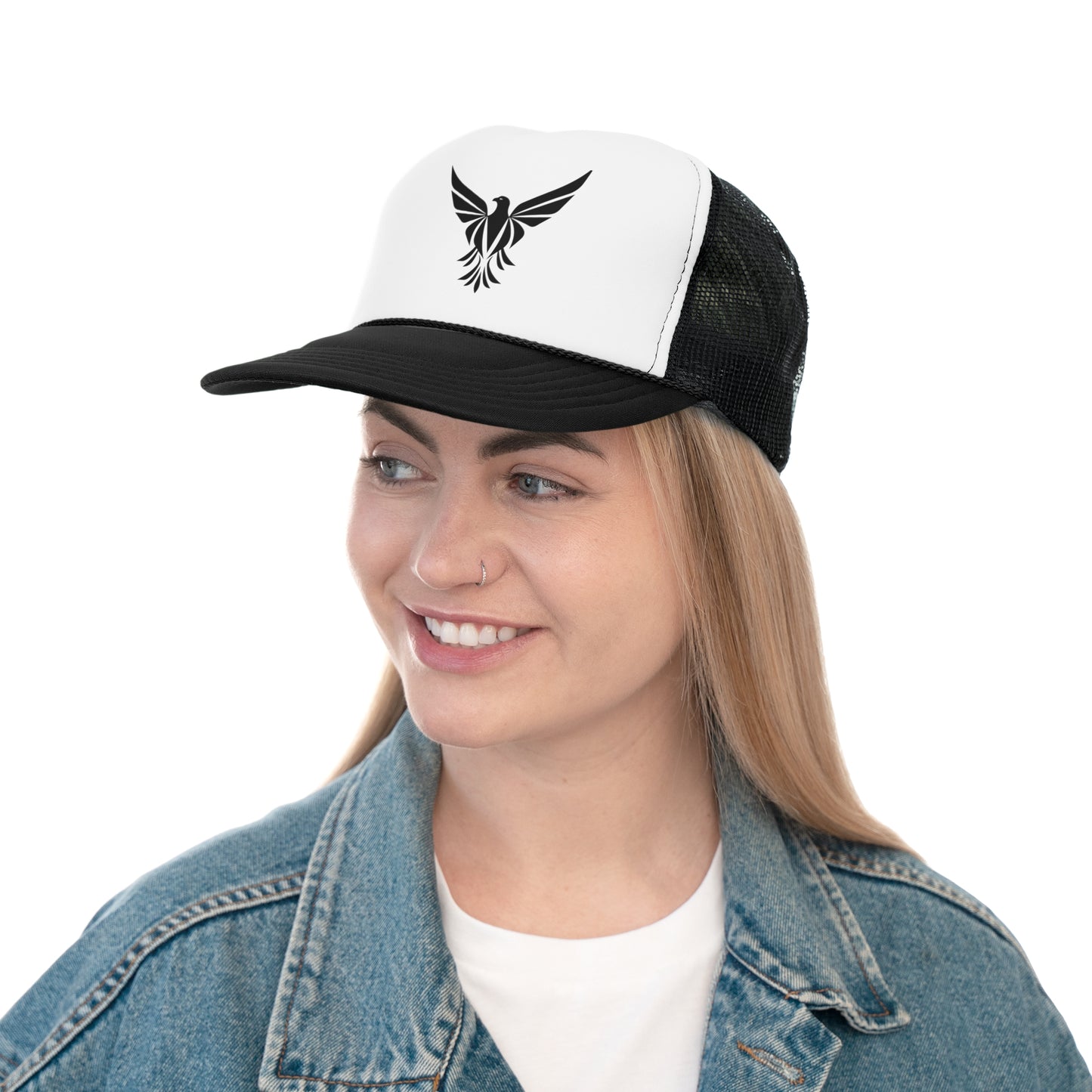 Black Eagle Trucker Cap - Eccentricity Emporium LLC