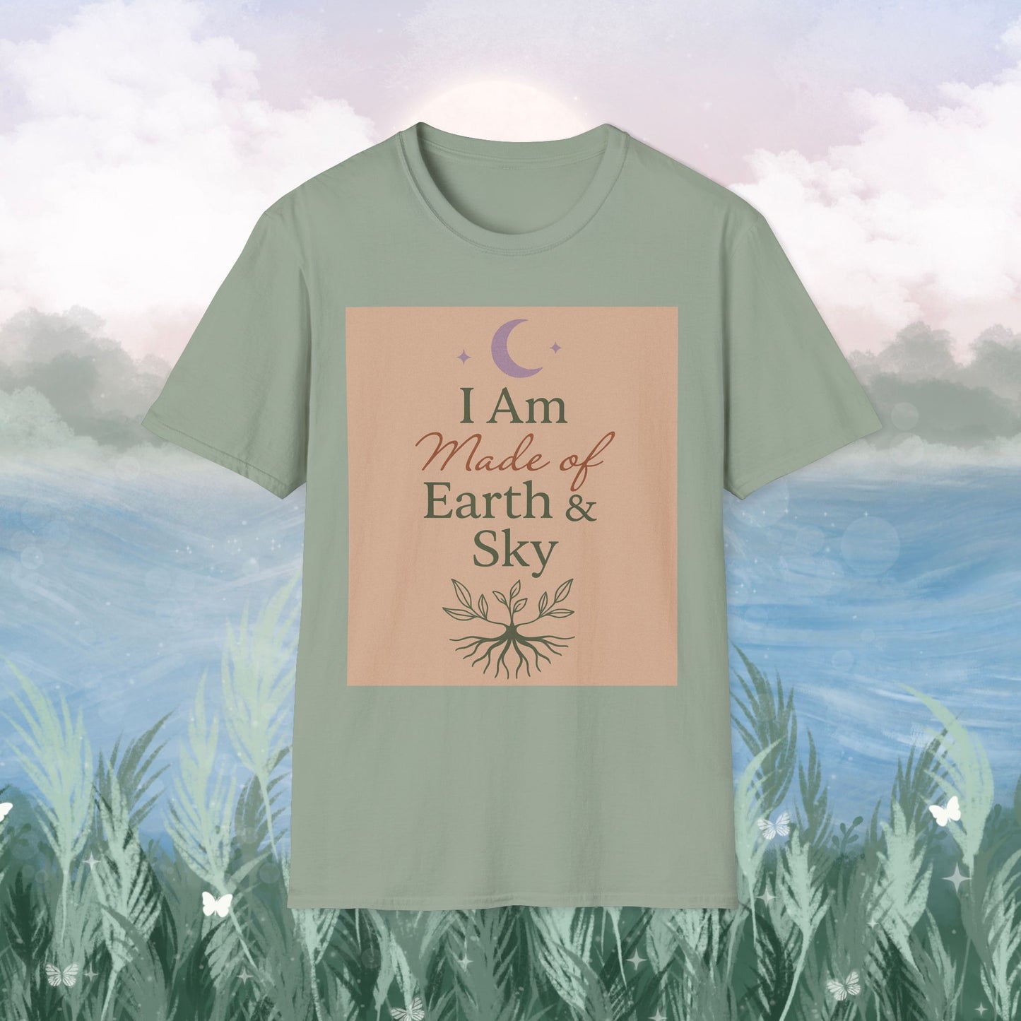 I Am Made of Earth & Sky Tee – Sacred Balance Statement Shirt