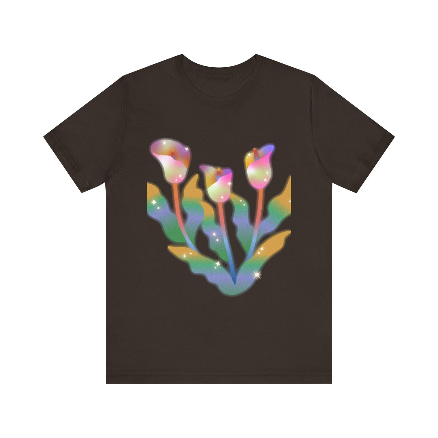 Psychedelic Flowers Short Sleeve T-Shirt