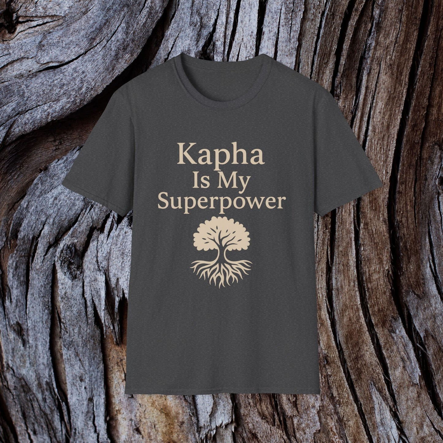 Kapha Is My Superpower – Grounded Elemental Tee