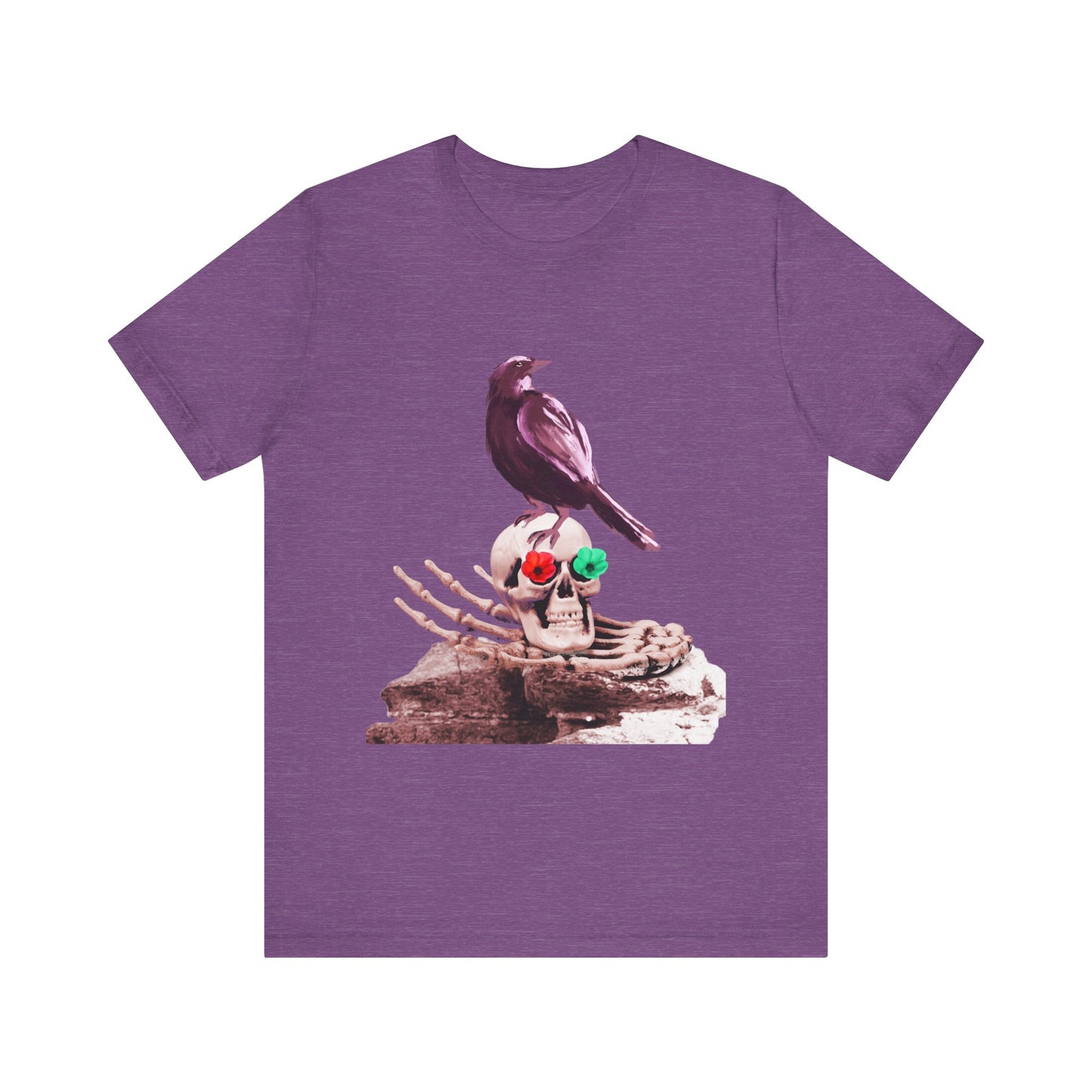 Crow and Skull Short Sleeve T-Shirt