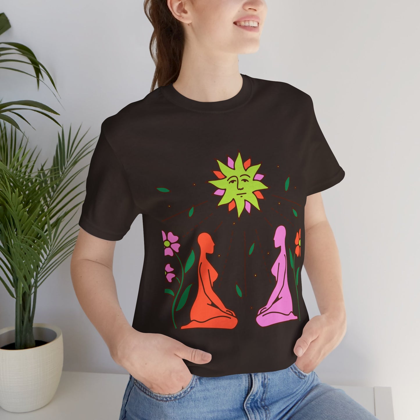 Psychedelic Couple Short Sleeve T-Shirt