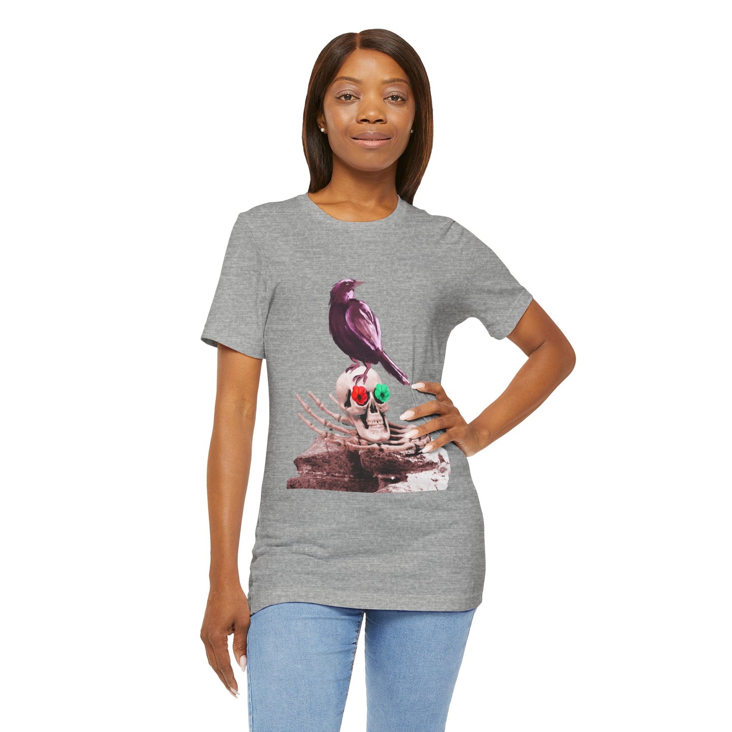 Crow and Skull Short Sleeve T-Shirt