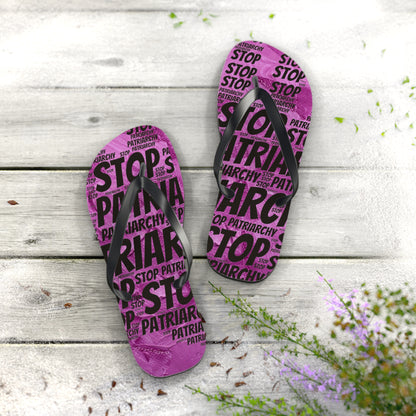 Stop the Patriarchy Flip Flops - Eccentricity Emporium LLC