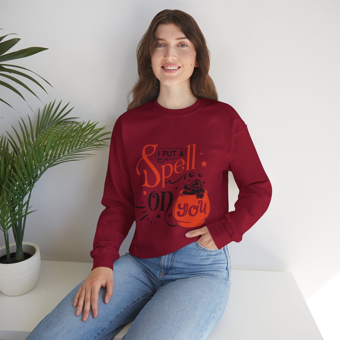 I Put A Spell on You Unisex Heavy Blend™ Crewneck Sweatshirt