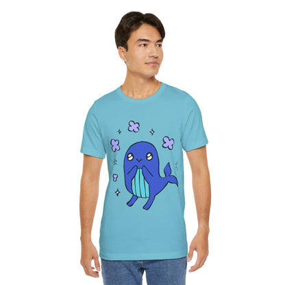 Lovey Dovey Whale Short Sleeve Tee