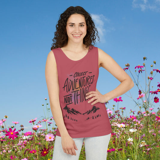Collect Adventures Sleeveless Shirt - Minimalist Outdoor & Hiking Tank Top