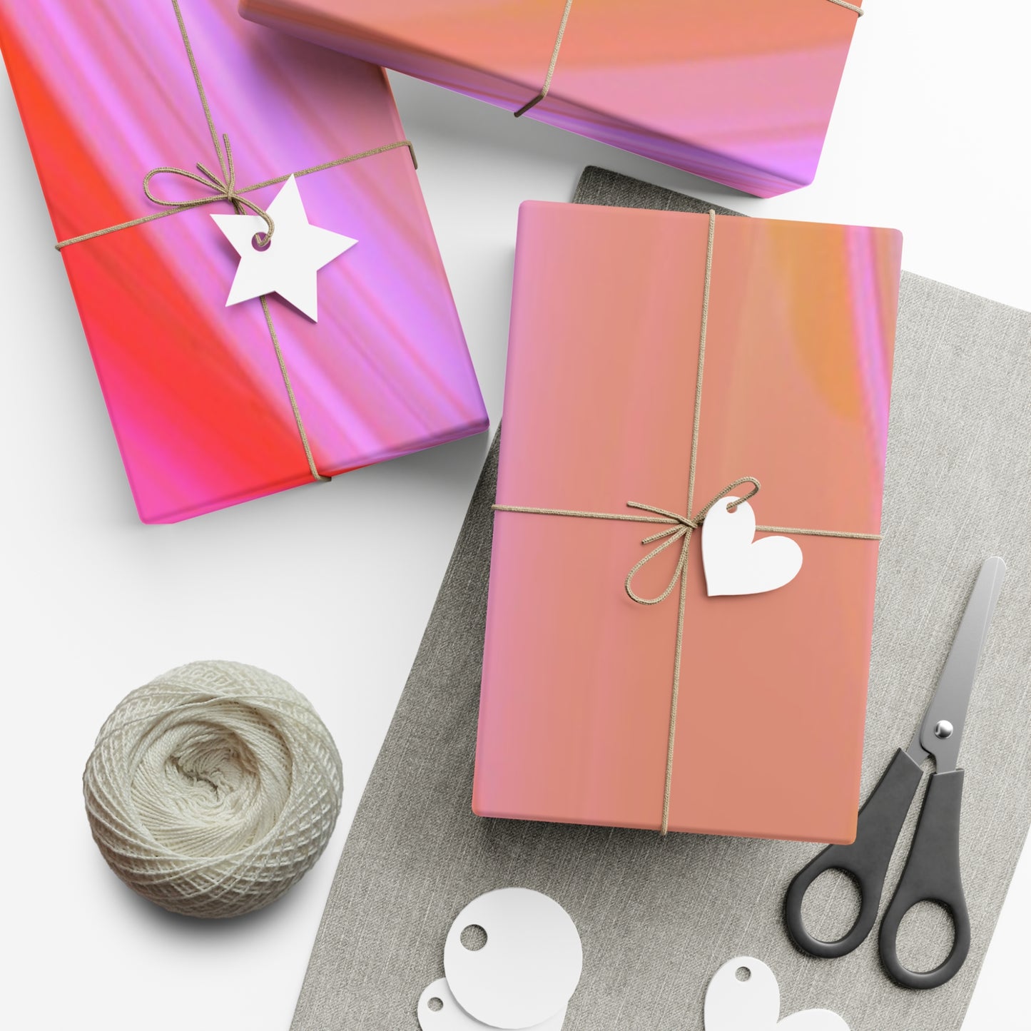 Pink Abstract Gift Wrap Papers