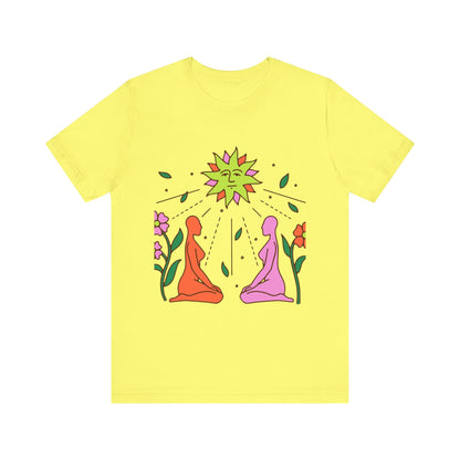 Psychedelic Couple Short Sleeve T-Shirt