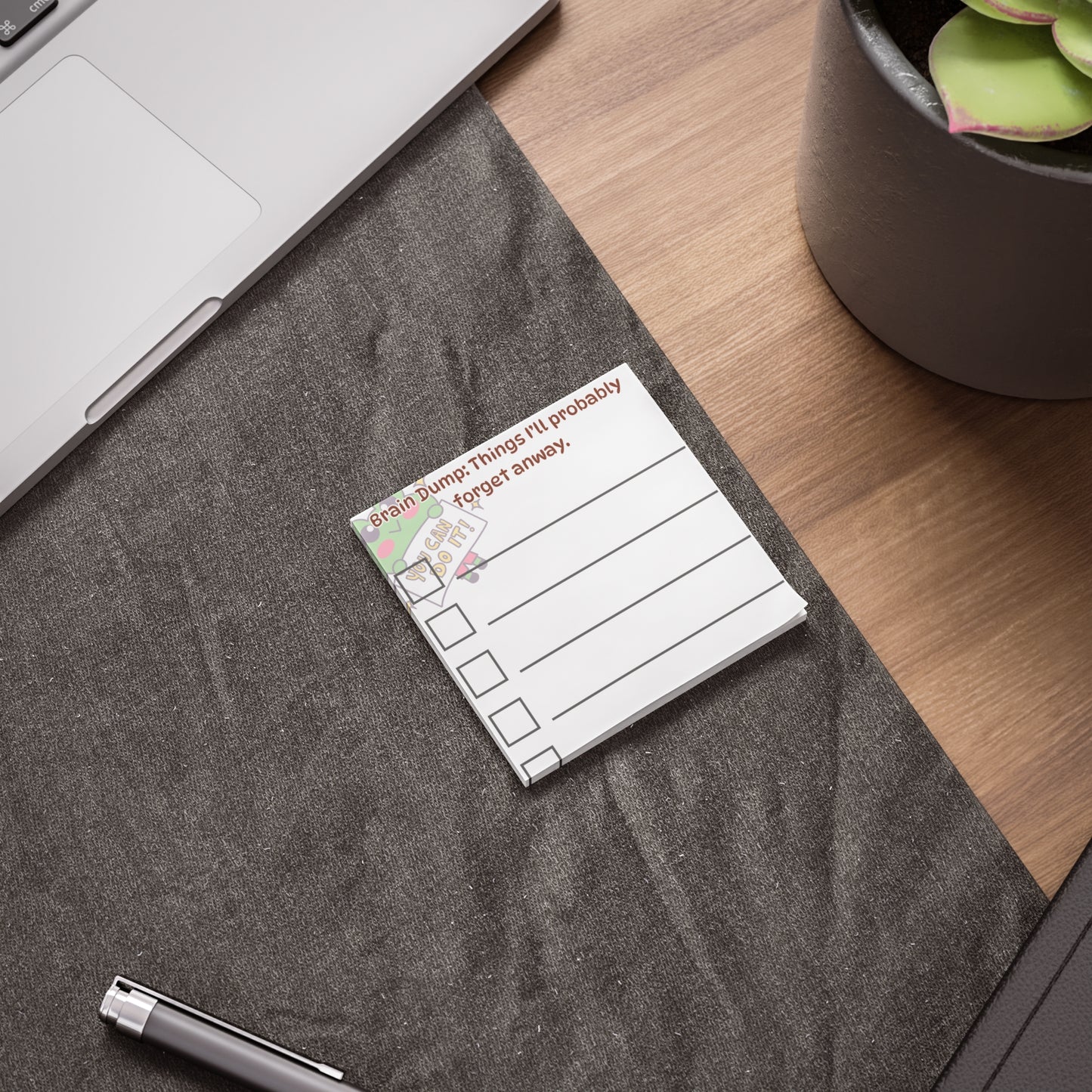 Funny Teacher Post-it® Notes - "Things Not to Forget" Desk Pad - Relatable Educator Gift