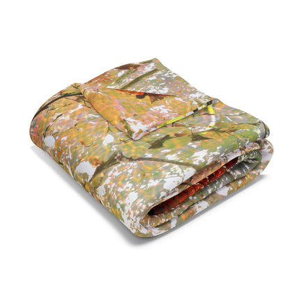 Yoga in Nature Arctic Fleece Blanket - Eccentricity Emporium LLC