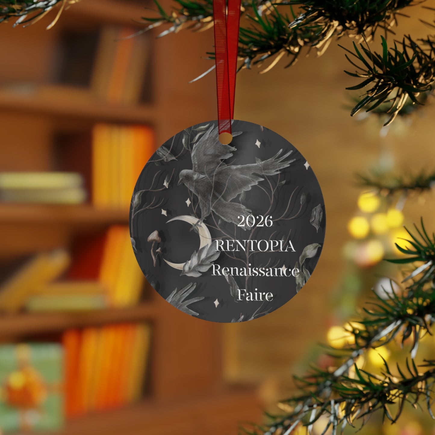 Renaissance Faire 2026 Keepsake / Dragon Mountain Metal Ornament