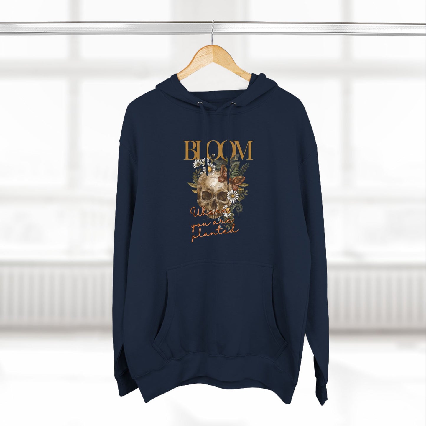 Bloom Three-Panel Fleece Hoodie