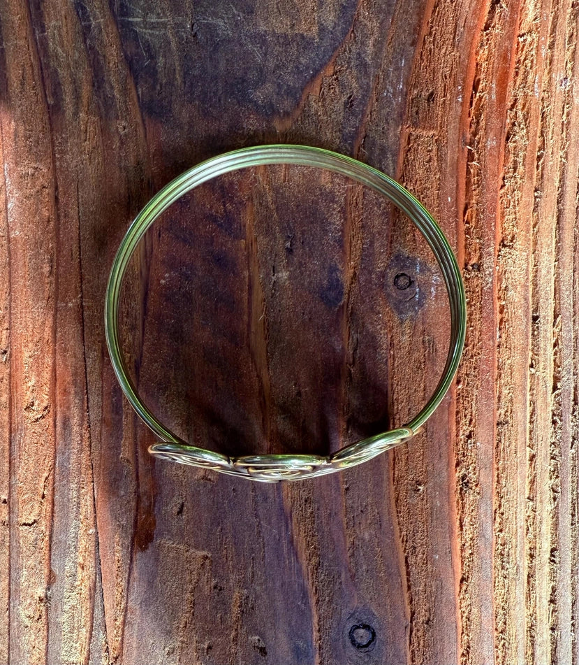 Handmade 6-Spiral Brass Arm Cuff